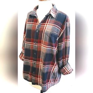 Eddie Bauer XL cotton plaid flannel.